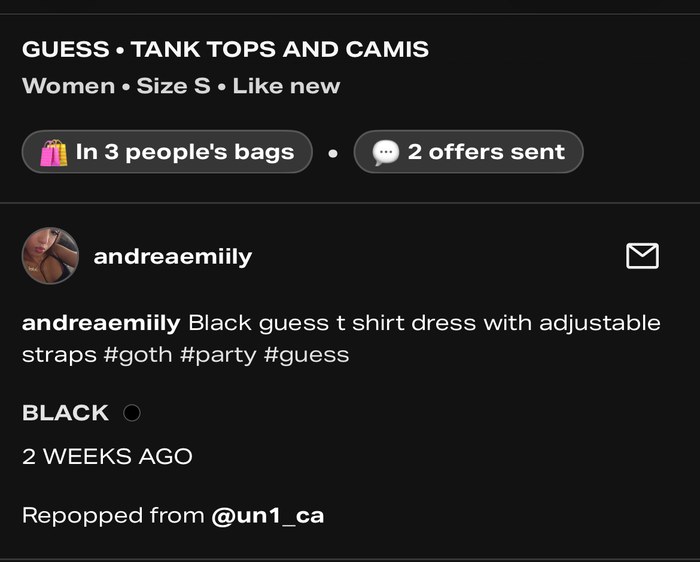 Guess tank top / cami