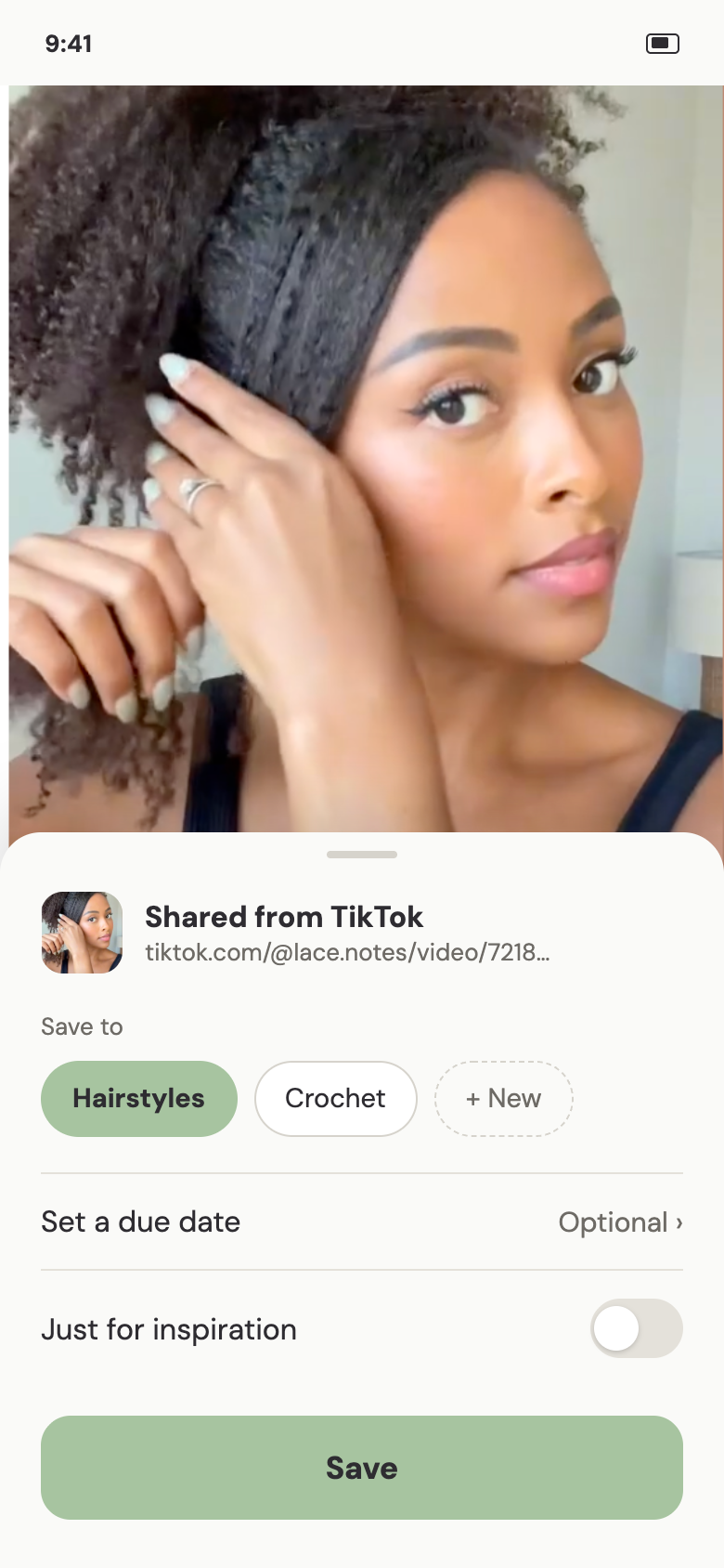 Save & file within the app using the extension